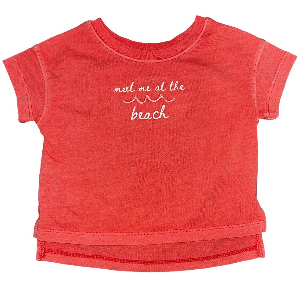 Cat & Jack Meet Me At The Beach T-Shirt 12M